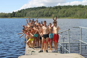 En el lago Harlanda